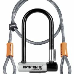 Kryptonite Kryptolok Mini-7 U-Lock W/ 4' Flex Cable 3.25 X 7.0" Locks