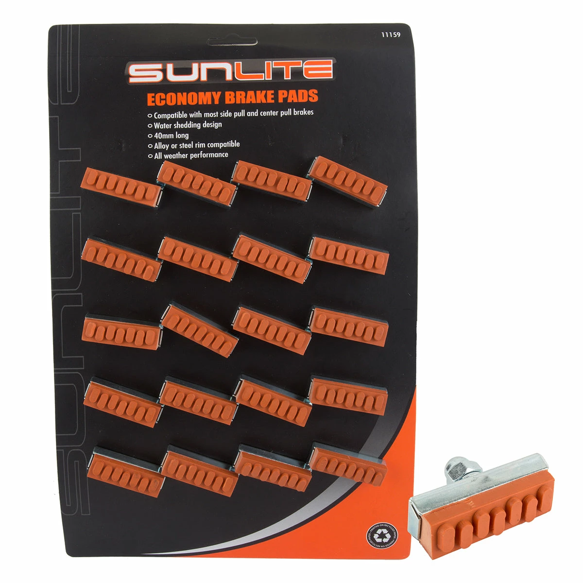 Sunlite Economy Brake Pads Brake Pads, Parts & Accessories 3 Sunlite Economy Brake Pads Brake Pads, Parts & Accessories
