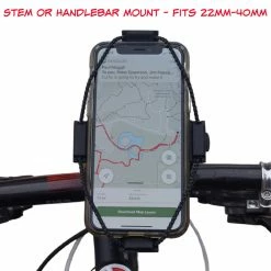 Smartphone Cases Bikase Elastokase Quick Release Phone Mount