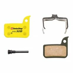SwissStop Disc Brake Organic Pads W/Spring 6 SwissStop Disc Brake Organic Pads W/Spring
