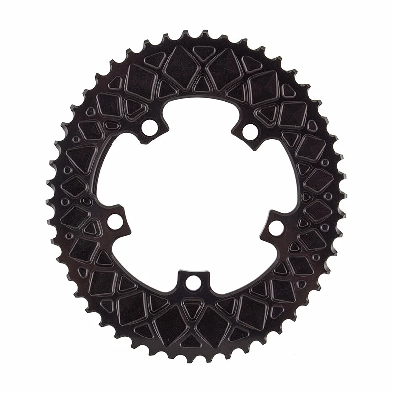Absolute Black Oval 110mm 5-Bolt 2X Chainring 1/9/10/11/12-Speed Chainrings 2 Absolute Black Oval 110mm 5-Bolt 2X Chainring 1/9/10/11/12-Speed Chainrings