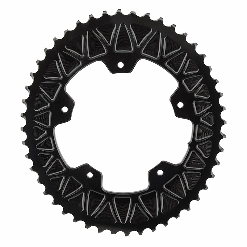 Absolute Black 2x Oval Subcompact Chainring 11/12-Speed 2 Absolute Black 2x Oval Subcompact Chainring 11/12-Speed