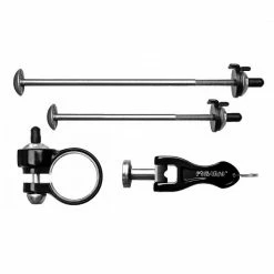 Pinhead Locking Skewers QR Wheel + Seatpost Locks 3-Pack #111 Skewers & Axles