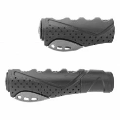 Grips & Road Tape Origin8 Ergo Torq Grips Black/Grey 130/90mm