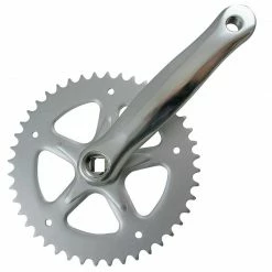 Varia Lasco Crankset 3/32" 32T Silver Square Taper