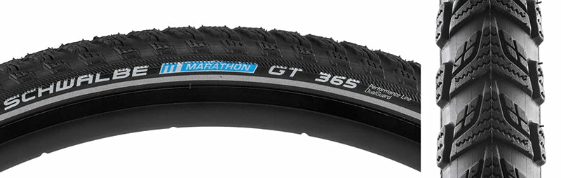 Tires Schwalbe Marathon GT 365 DualGuard FourSeason Tire 700c 1 Tires Schwalbe Marathon GT 365 DualGuard FourSeason Tire 700c