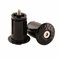 EVO Handlebar End Plugs Pair Black
