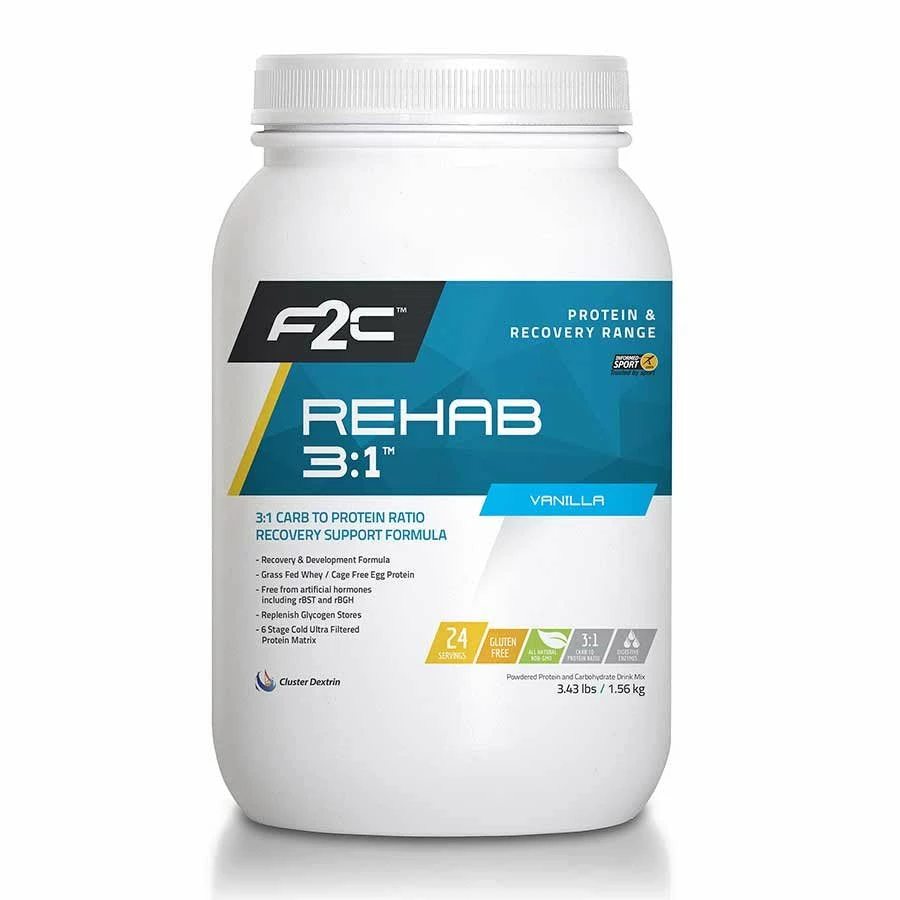 F2C Nutrition Rehab 3:1 Protein Powder Mix 24 Servings 1 F2C Nutrition Rehab 3:1 Protein Powder Mix 24 Servings