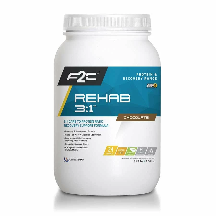 F2C Nutrition Rehab 3:1 Protein Powder Mix 24 Servings 2 F2C Nutrition Rehab 3:1 Protein Powder Mix 24 Servings