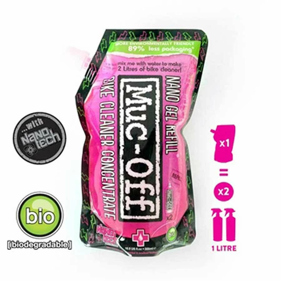Muc-Off Nano Tech Concentrated Gel Bike Cleaner Cleaners / Lubricants 2 Muc-Off Nano Tech Concentrated Gel Bike Cleaner Cleaners / Lubricants