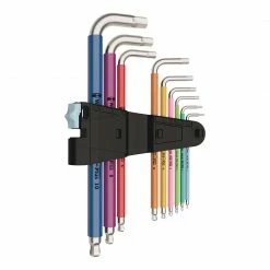 Wera Bike Tools Wera Bicycle Multicolor L-Key Hex Wrench Set Tool 9 Piece 3950 SPKL Tools
