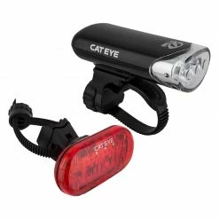 Lights Cateye HL-EL135N Front & Omni 3 Rear Combo Light Set