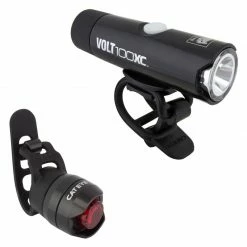 Cateye Volt 100XC Front / ORB Rear Combo Light Set