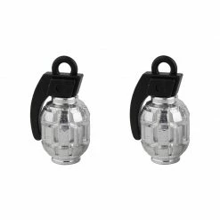 Black Ops Grenade Schrader Tube Valve Caps