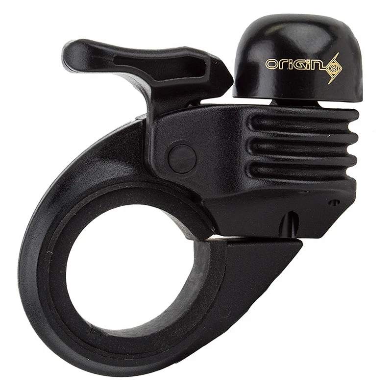 Origin8 Ping Streamliner Bike Bell Black Mirrors/Bells 1 Origin8 Ping Streamliner Bike Bell Black Mirrors/Bells