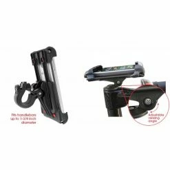 Delta Cycle Computers / Heart Rate Delta Bike Hefty Phone Holder Plus Bar/Stem Mount