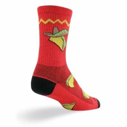 Sock Guy Taco Tuesday Socks 6" 1 Sock Guy Taco Tuesday Socks 6"