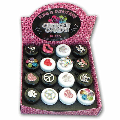 Mirrors/Bells Cruiser Candy Bells Assorted 16 Pack 1 Mirrors/Bells Cruiser Candy Bells Assorted 16 Pack