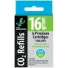 Genuine Innovations 16g C02 Threaded Cartridges 6 Pack Pumps And CO2