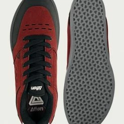 Afton Mens Keegan MTB Cycling Shoes Black/Maroon/Grey 5 Afton Mens Keegan MTB Cycling Shoes Black/Maroon/Grey