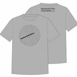 KHS T-Shirts Manhattan Crop Circle Men's T-Shirt