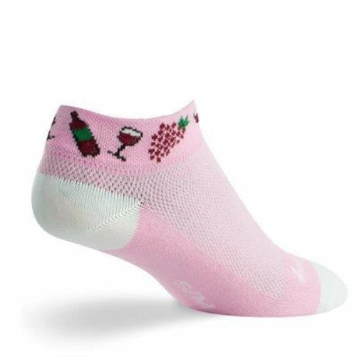 Sock Guy Womens Vino Socks Low Cut 1" 1 Sock Guy Womens Vino Socks Low Cut 1"