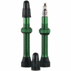 Slime STR Presta Tubeless Valve Stems Aluminum 44mm Tubes / Accessories