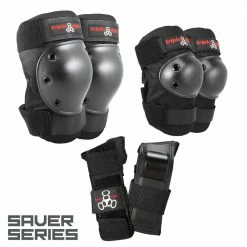 Triple Eight Saver Series Pads 3-Pack Elbow/Knee/Wrist Guards