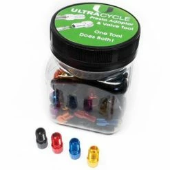 Tubes / Accessories Ultracycle Presta Valve Adapter & Valve Remover Tool Bulk Box