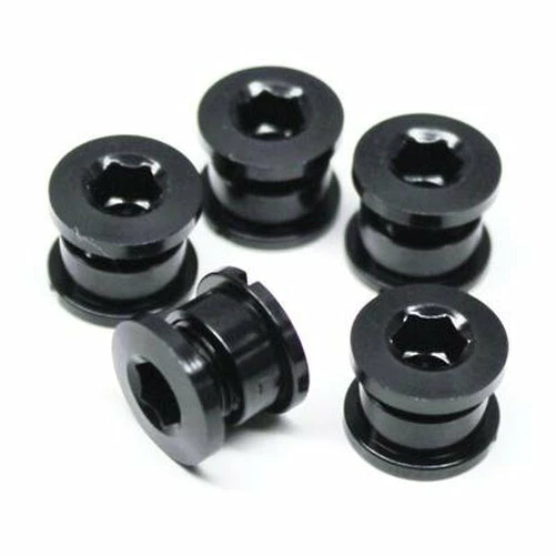 UltraCycle Alloy Chainring Bolts Black Set Of 5 Chainrings 1 UltraCycle Alloy Chainring Bolts Black Set Of 5 Chainrings