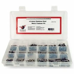 Tools Wheels Manufacturing Stainless Steel Fastener Kit 218 Pieces