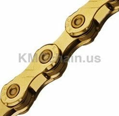 KMC X12 12 Speed Chain TI Gold 126 Links Chains / Chain Guides