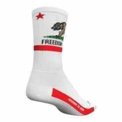 Sock Guy SGX CA Freedom Socks 6"