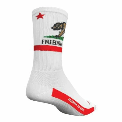Sock Guy SGX CA Freedom Socks 6" 1 Sock Guy SGX CA Freedom Socks 6"