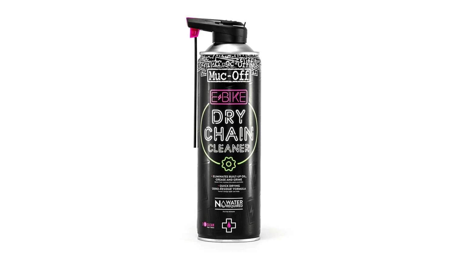 Muc-Off E-Bike Dry Chain Cleaner 500ml Aerosol Cleaners / Lubricants 1 Muc-Off E-Bike Dry Chain Cleaner 500ml Aerosol Cleaners / Lubricants