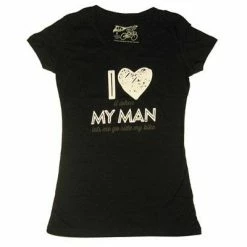 DHD Wear Women's I Love My Man T-Shirt