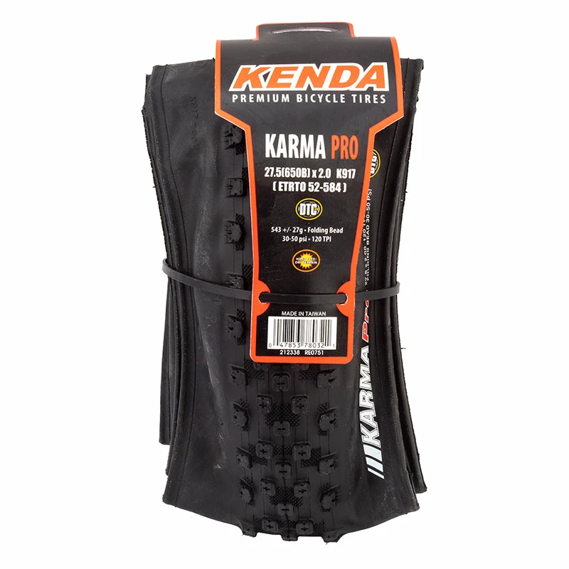 Kenda Karma Pro Folding DTC Tire 27.5" Buy 1 Get 1 FREE! 2 Kenda Karma Pro Folding DTC Tire 27.5" Buy 1 Get 1 FREE!