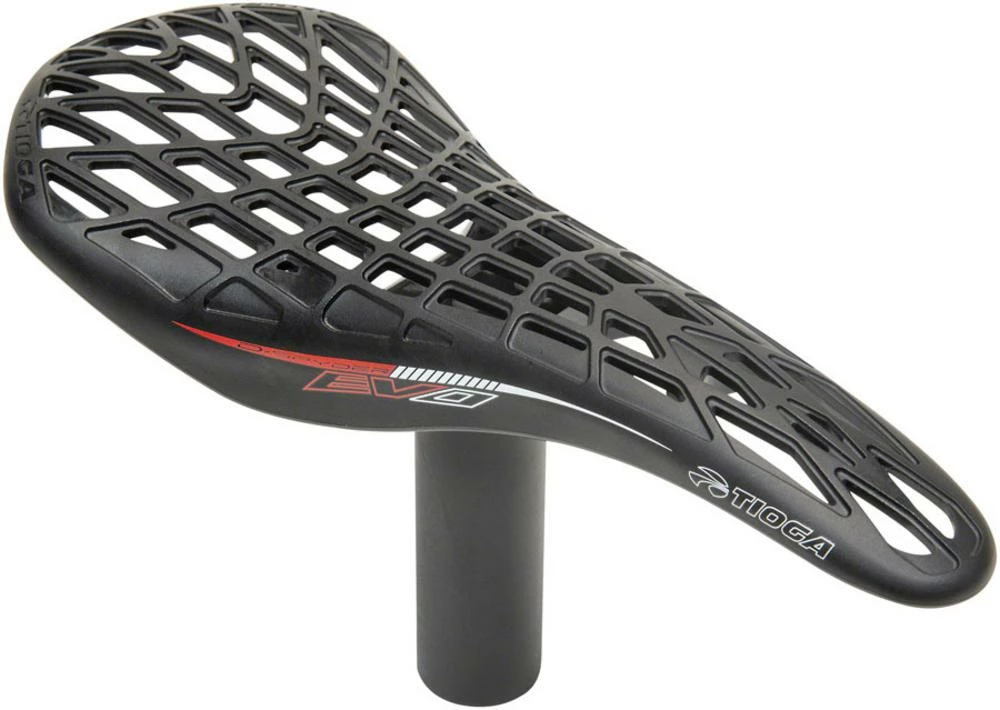 Tioga D-Spyder Evo Saddle + Carbonite Integrated Seapost 27.2 1 Tioga D-Spyder Evo Saddle + Carbonite Integrated Seapost 27.2