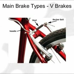 Brake Pads, Parts & Accessories Ultracycle Bicycle V-Brake Noodle Boot