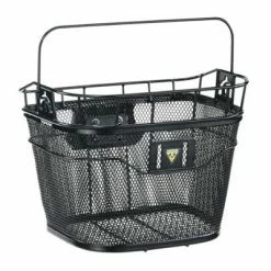 E-Bike Components Topeak Front Bike Basket E-Bike W/ Fixer 3E