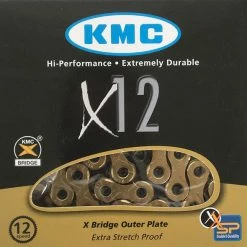 Chains / Chain Guides KMC X12 12 Speed Chain Ti Gold/Black 126 Links